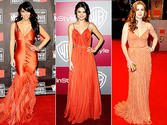 To look stunning in orange dresses you either pale white or tan